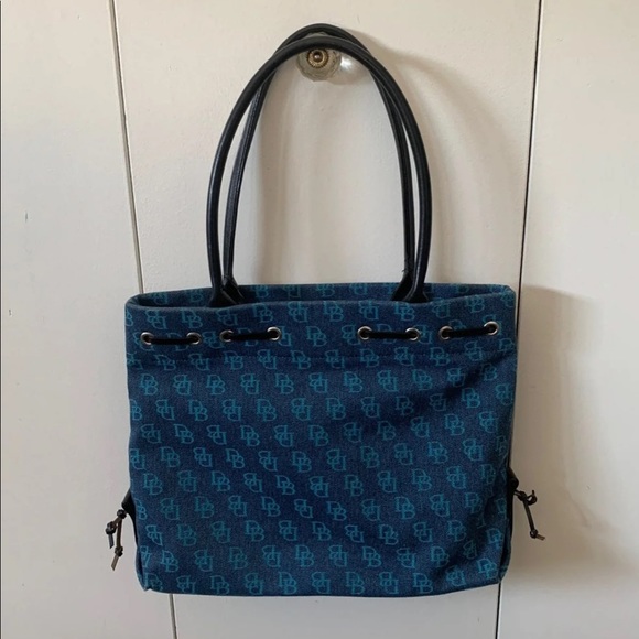 Dooney and Bourke Blue Large Purse - Picture 3 of 5